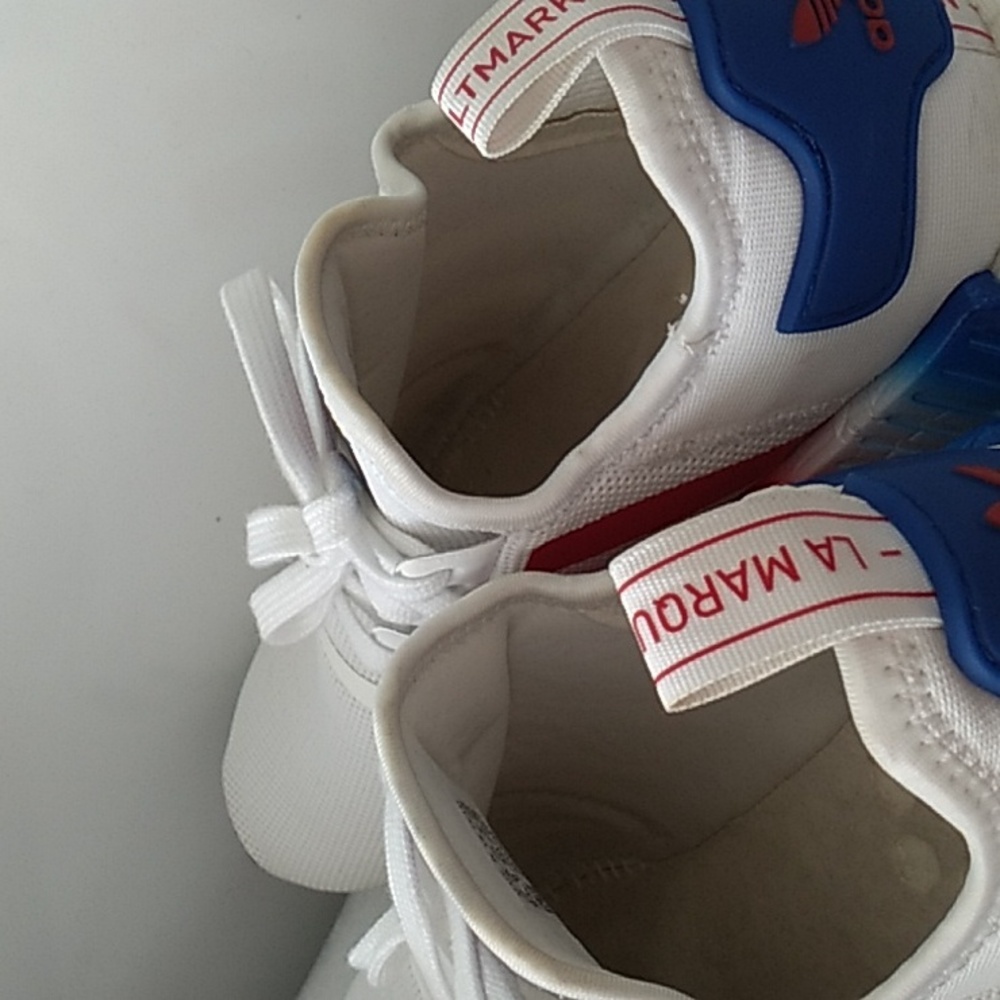 COPY - New W/O Box! Mens Adidas NMD R1 Americana White Blue Red Sneakers Size 9… - Picture 16 of 16